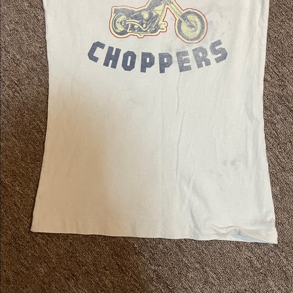 Hollister vintage tee, vintage El Diablo Choppers, raglan tee - Picture 5 of 8
